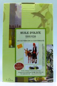 Huile d'olive Vierge Extra en 2 litres
