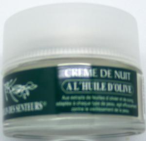 Crème de nuit à l'huile d'olive