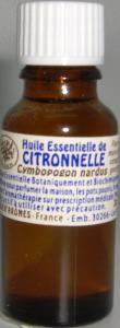Huile essentielle Citronnelle