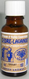 Mélange d'huiles essentielles Cèdre Lavande