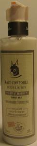 Lait corporel au lait d'anesse