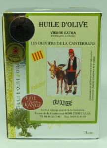 Huile d'olive cru Olivière en 1 litre