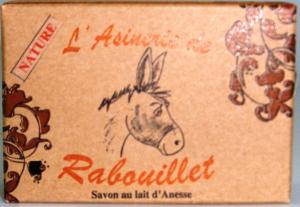 Savon nature au lait d'ânesse frais 100gr