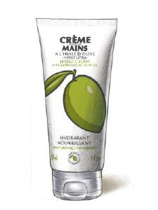 Crème pour les mains à l'huile d'olive