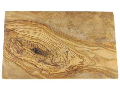 Planche rectangulaire bois d'olivier 26x16x2