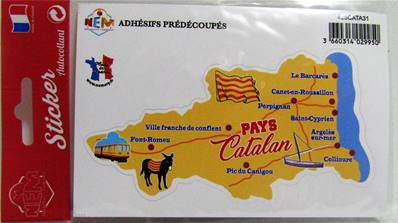 Sticker pays catalan