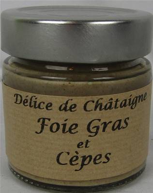 Délice chataigne cèpe et foie gras
