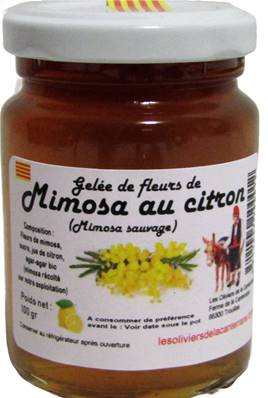Mimosa/citron 100gr Confiture maison