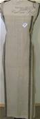 Tablier lin beige/gris
