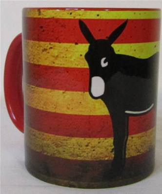 Mug porcelaine âne catalan impression sublimation