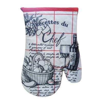 Set gant + manique recettes du chef