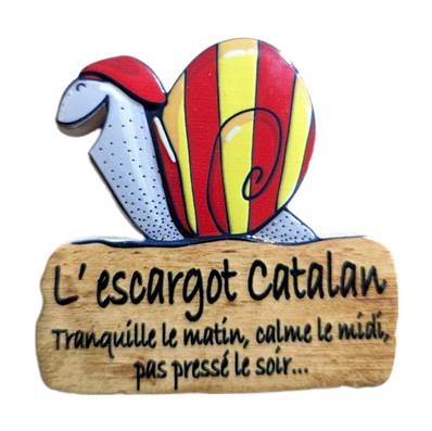 Magnet escargot catalan tranquille