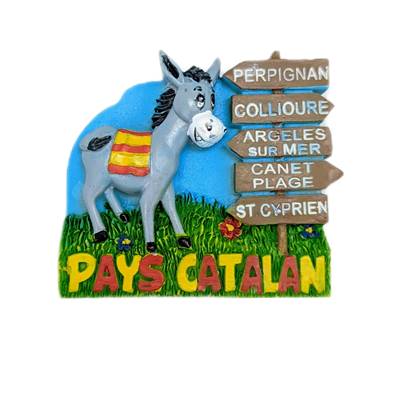 Magnet panneau villes âne