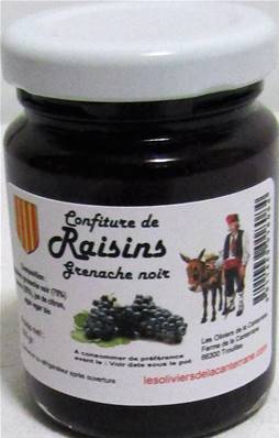 Confiture raisin noir 100gr