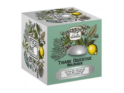 Tisane digestive BIO 24 sachets boite carton recharge Provence d'antan