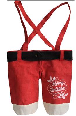 Sac Pantalon du Père Noël - Rouge