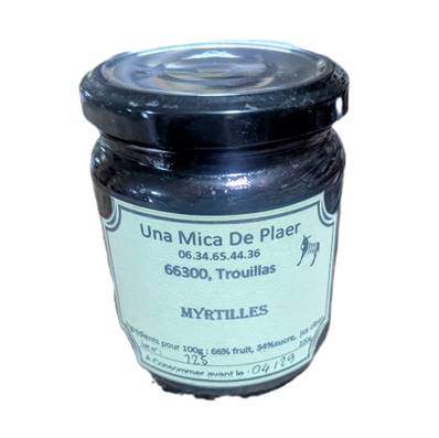 Confiture Myrtille 220gr