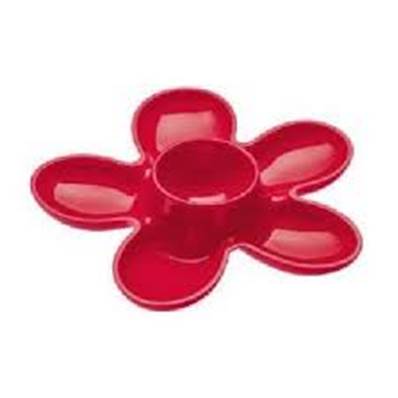 Coquetier fleur Koziol rouge