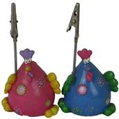 Mini poule pince porte-photo