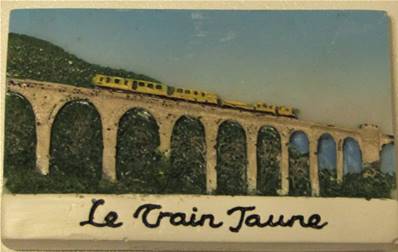 Magnet Le Train Jaune