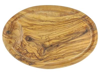 Planche ovale bois d'olivier 33x24x2