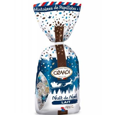 Sachet histoire de papillotes Nuit de Noël Lait 392 gr