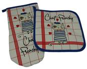 Set gant + manique chat frenchy