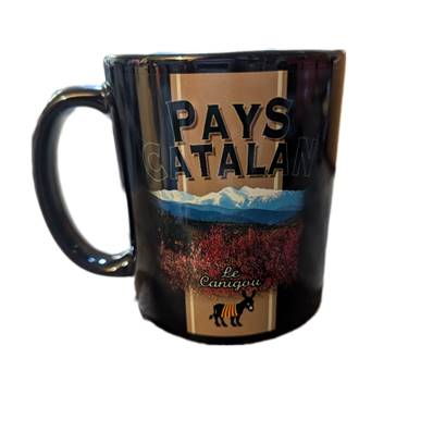 Mug noir paysage catalan