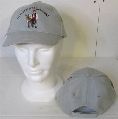 Casquette brodée Logo grise