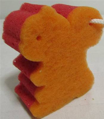 Eponge écureuil orange