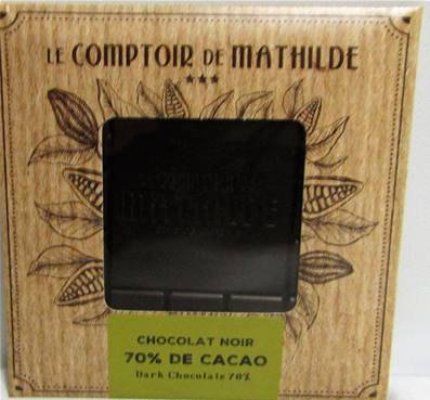 Chocolat noir nature 80gr