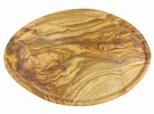 Planche ovale bois d'olivier 38x25x2