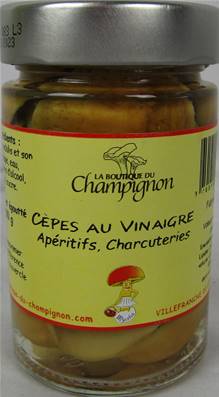 Cèpes au vinaigre