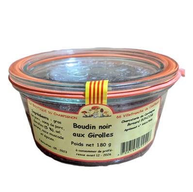 Boudin noir aux girolles