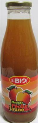 Nectar Pêche jaune BIO 75cl