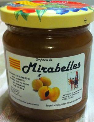 Confiture mirabelle 250gr
