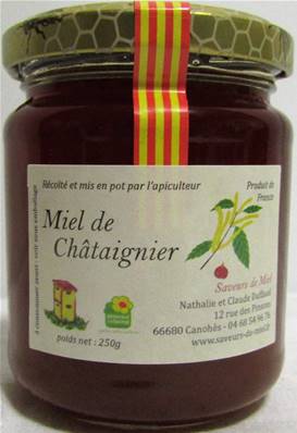 Miel de châtaignier 250gr