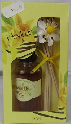 Boite parfum vanille + batonnets