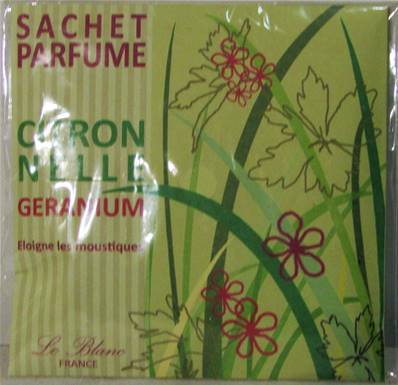 Sachet parfumé citronnelle