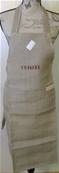 Tablier lin beige "cuisine"