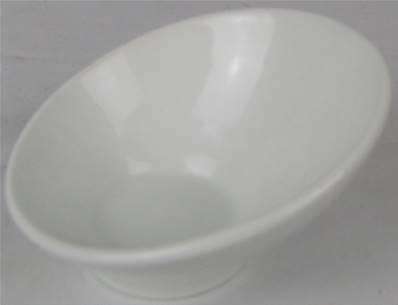 Coupelle ronde porcelaine blanche