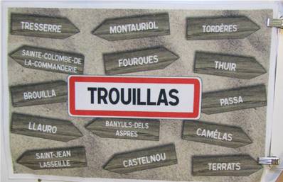 Torchon 40x60 panneau Trouillas