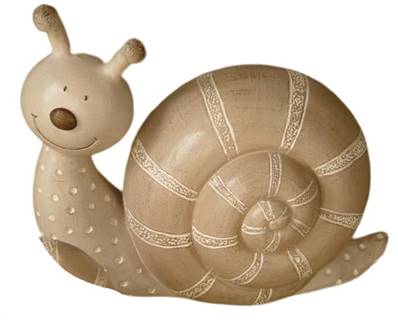 Escargot gris 15cm