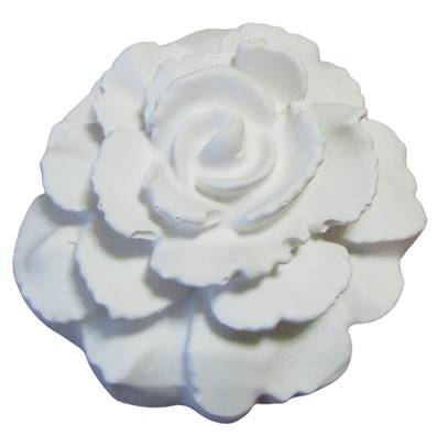 Plâtre neutre à parfumer rond fleur oeillet