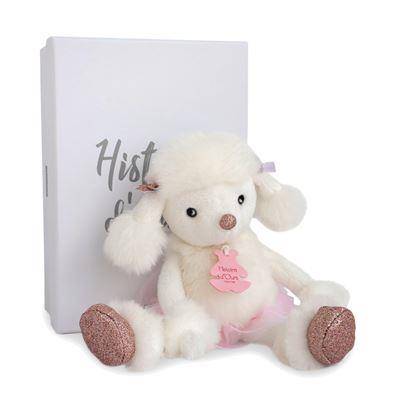 Doudou peluche caniche Roxanne 25cm