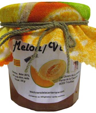 Confiture melon/vanille 350gr