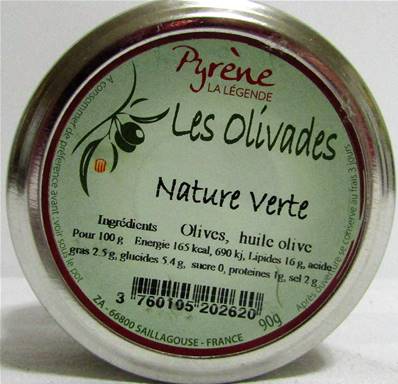 Olivade verte nature