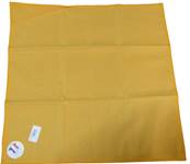 Serviette unie jaune
