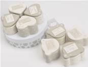 Coffret de naissance beige flocon le petit mouton