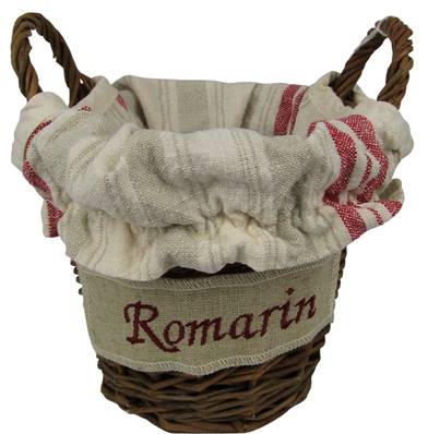 Petite corbeille anses romarin